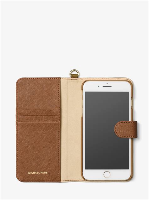 iphone 7 michael kors|Saffiano Leather Case for iPhone 7/8 .